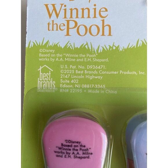 6 Pack Disney Winnie The Pooh Piglet Magnetic Bag Clips Easter Eggs Spring NEW - Picture 9 of 12